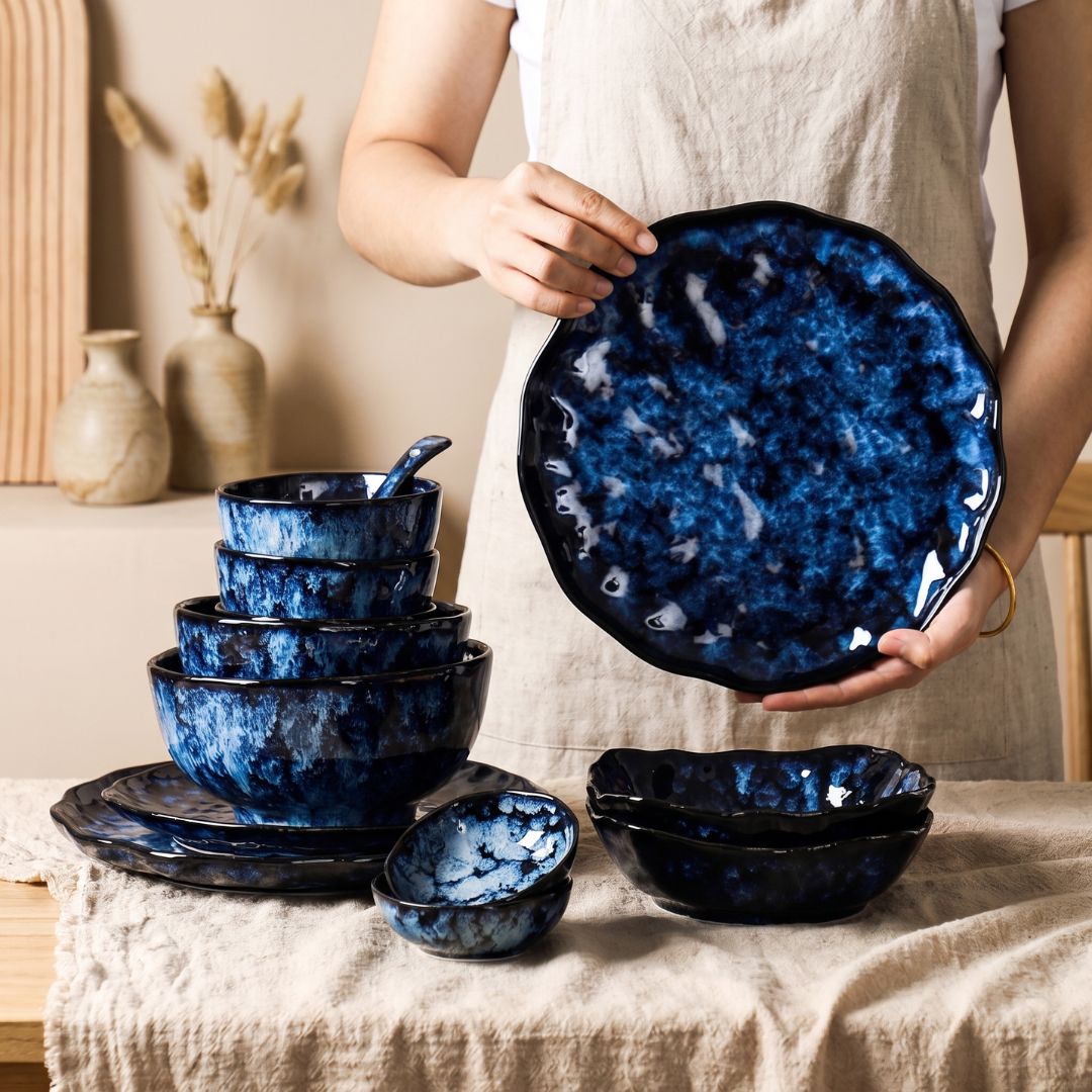 Blue Nebula Dinner Set