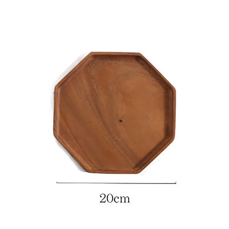 Honeycomb Acacia Plate