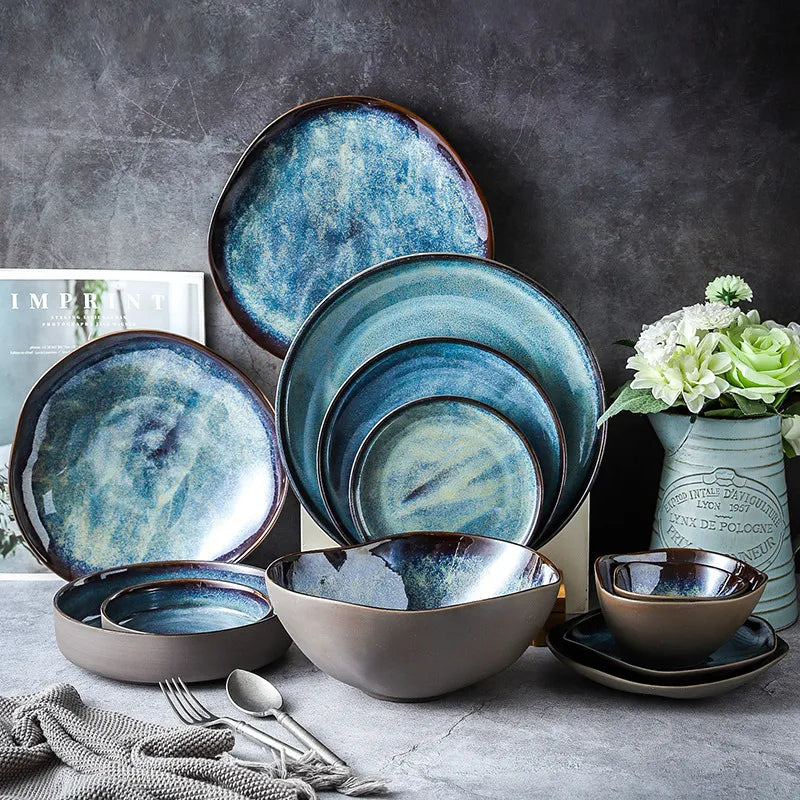 Ocean Breeze 11-Piece Dinnerware Set – BRECK + FOX Ocean Breeze 11-Piece Dinnerware Set – BRECK + FOX