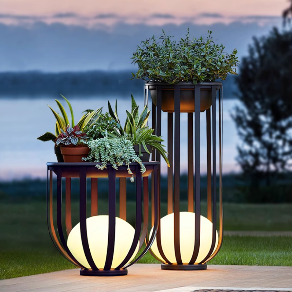 The Outdoor Potted Bulb Rob Proctor 洋書園芸 Solar Flower Stand Light – BRECK + FOX