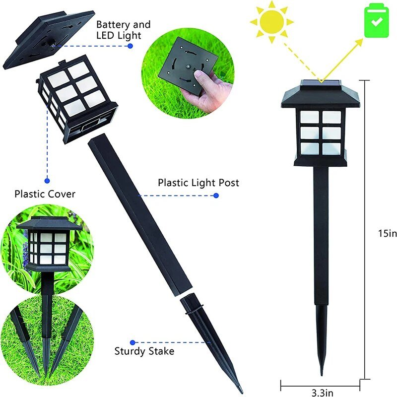 Solar LED Pathway Lanterns - BRECK + FOX