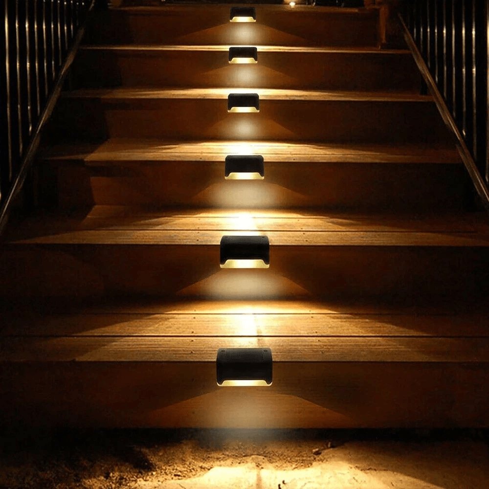 Solar Waterproof Stair Lights - Breck and Fox