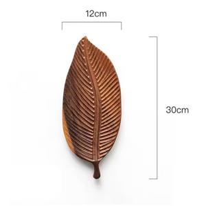 Walnut Leaf Plate