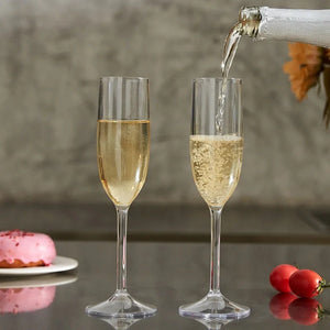 Unbreakable Acrylic Champagne Flute 4-Piece Set