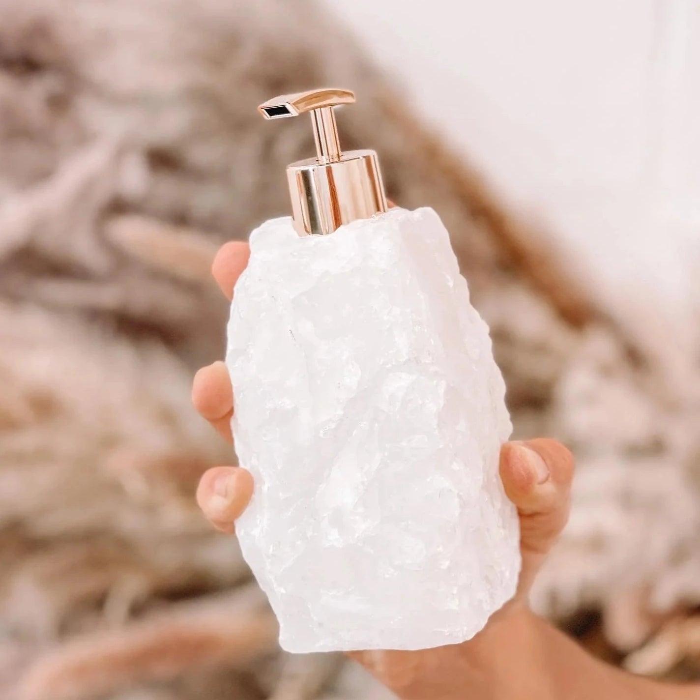 Crystal Soap Dispenser – BRECK + FOX Crystal Soap Dispenser – BRECK + FOX