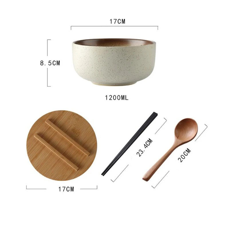 Modern Artisan Soup 4-Piece Bowl Set