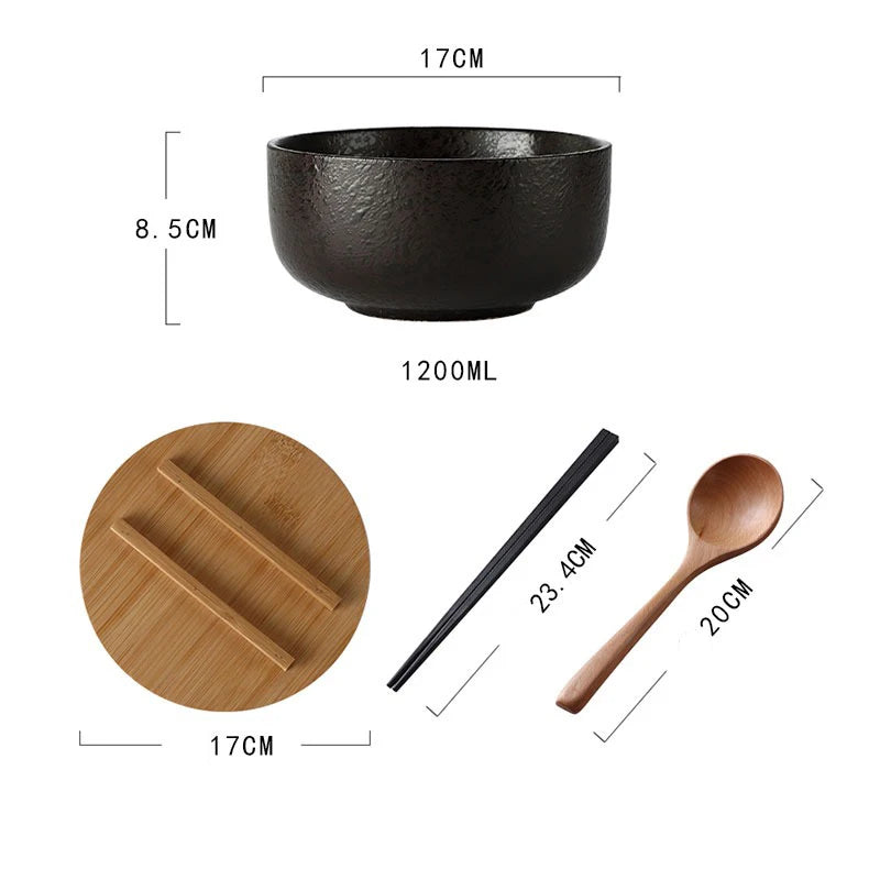 Modern Artisan Soup 4-Piece Bowl Set