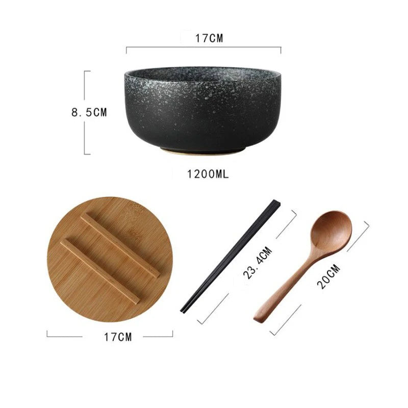 Modern Artisan Soup 4-Piece Bowl Set