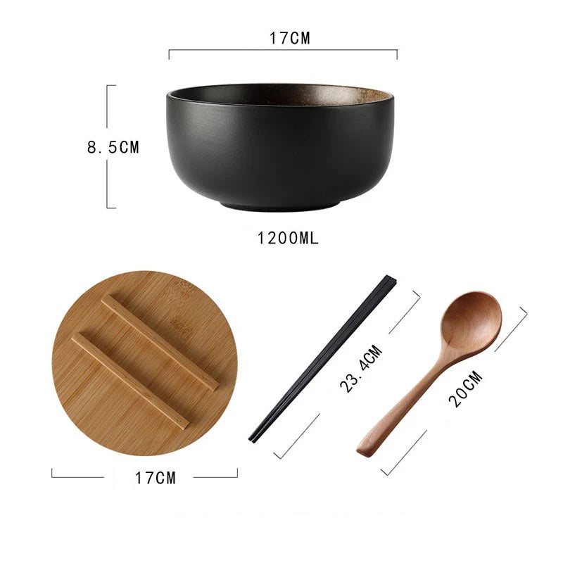 Modern Artisan Soup 4-Piece Bowl Set