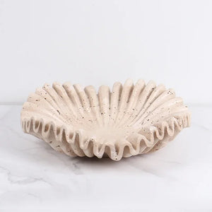 Artisan Faux Travertine Centerpiece