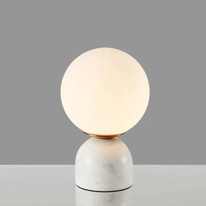 Arctic Stone Orb Lamp