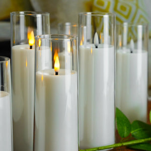 Set of 9 Flameless Acrylic Candles