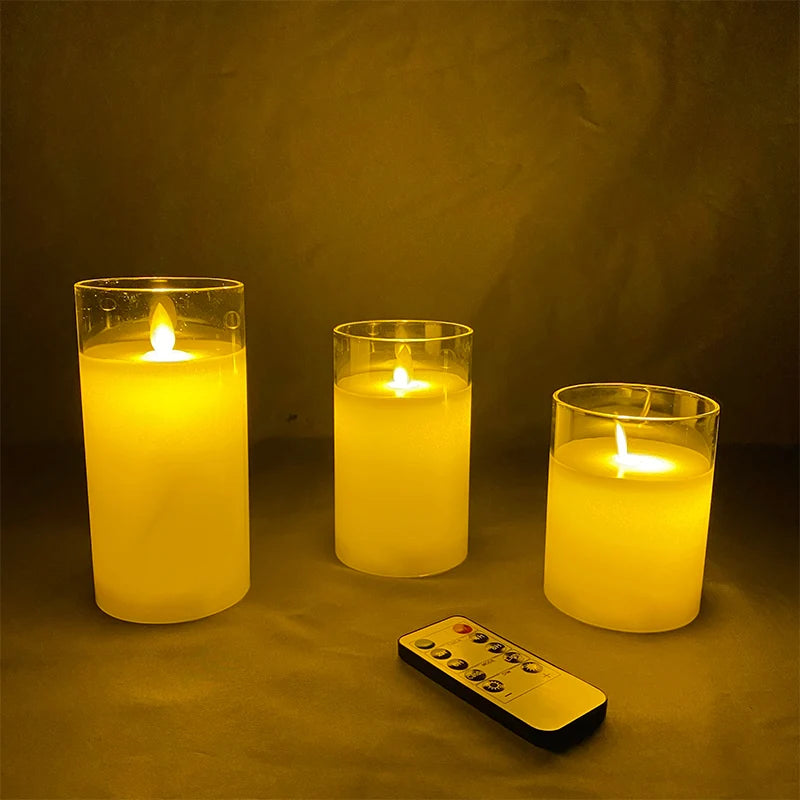 Flameless Candle 3-Piece Set