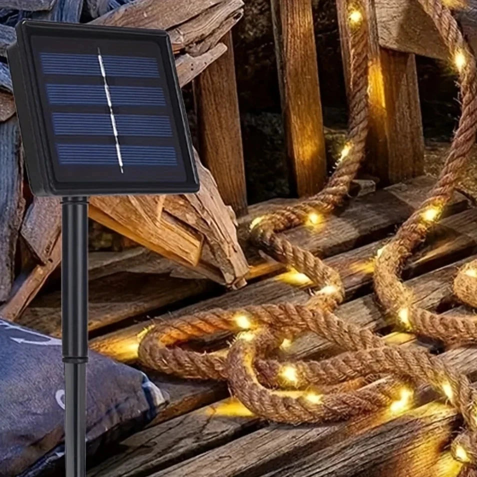 Solar Powered Rope Solar Hemp Rope – BRECK + FOX