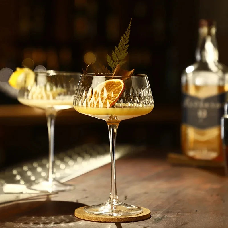 Elegant 2-Piece Cocktail Coupe Set