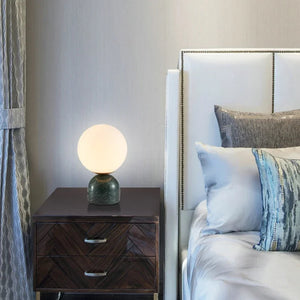 Arctic Stone Orb Lamp