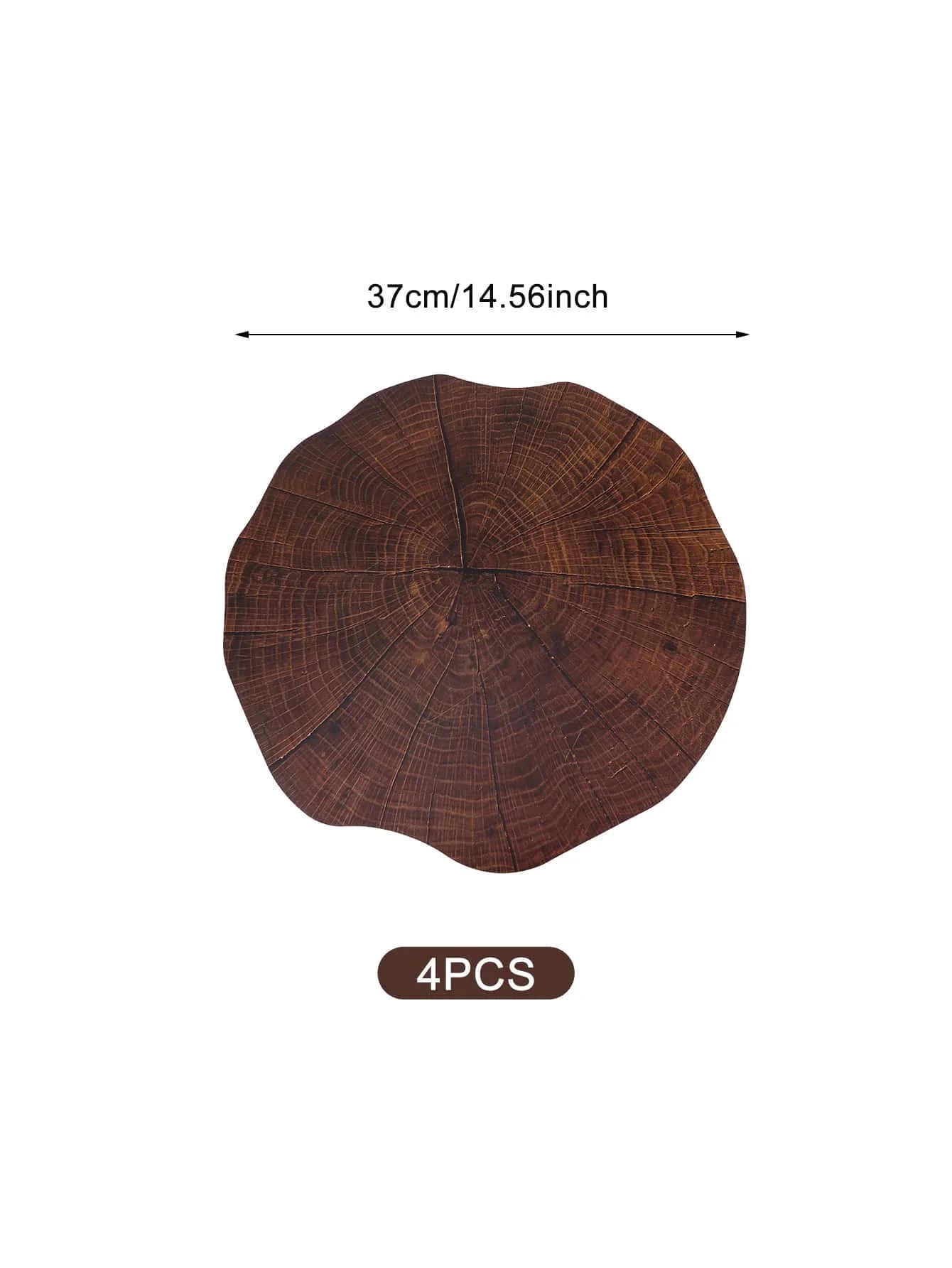 Tree Ring 4-Piece Dining Placemat