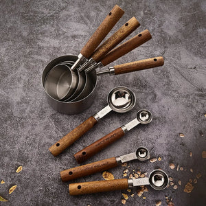 Rustic Measuring 8-Piece Spoon Set