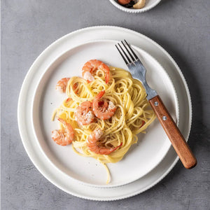 Ribbed 25-Piece Dinnerware Set