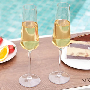 Unbreakable Acrylic Champagne Flute 4-Piece Set