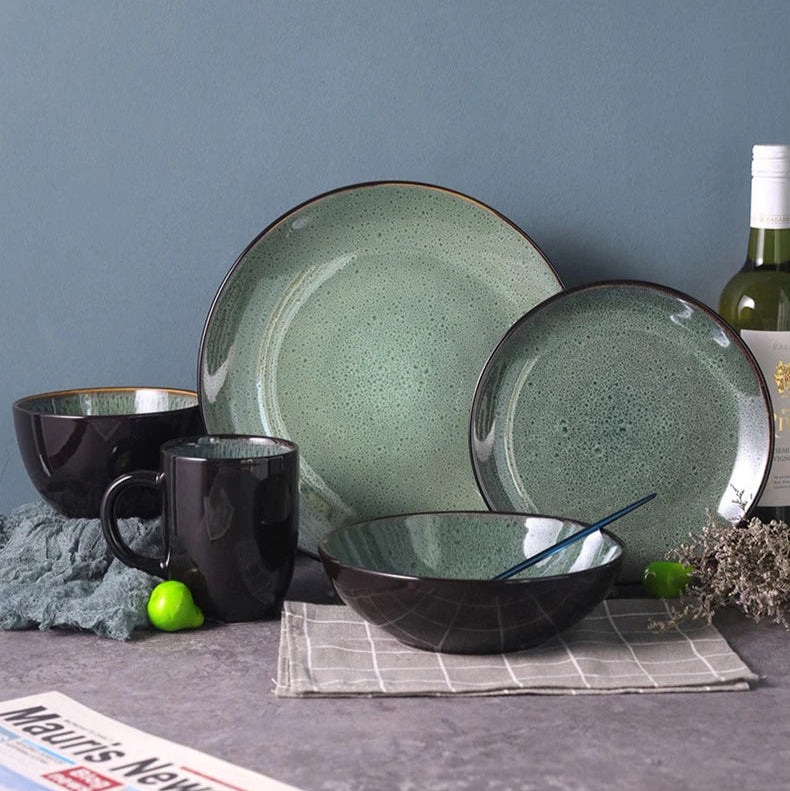 Coimbra Glaze 5-Piece Dinnerware Set