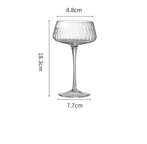 Elegant 2-Piece Cocktail Coupe Set