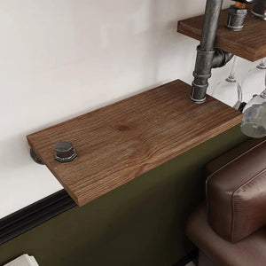 Industrial Floating Bar Shelf