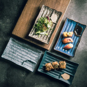 Artisan Ceramic Sushi Plates