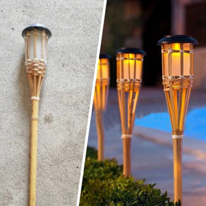 Solar Tiki Torch 5-Piece Set