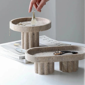 Travertine Decorative Stands