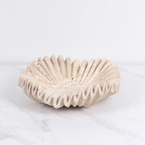Artisan Faux Travertine Centerpiece