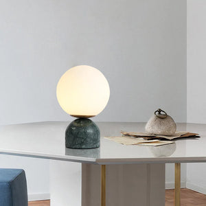Arctic Stone Orb Lamp