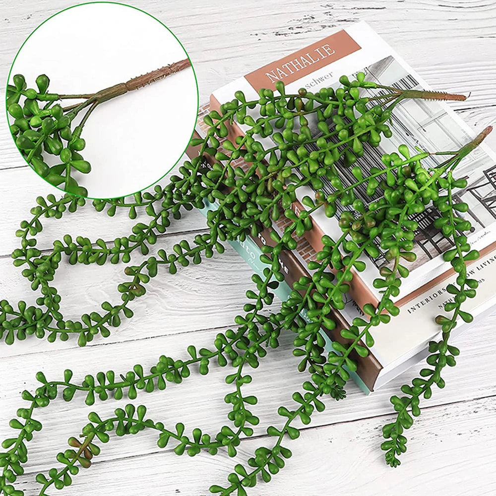 hanging succulent artificial Faux Succulent Ivy – BRECK + FOX