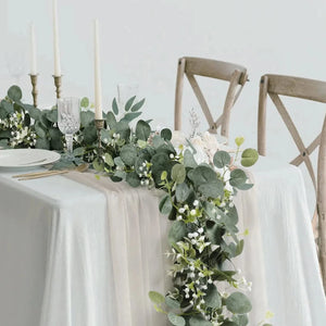 Faux Eucalyptus Garland 2-Piece Set