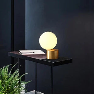 Tilted Globe Light