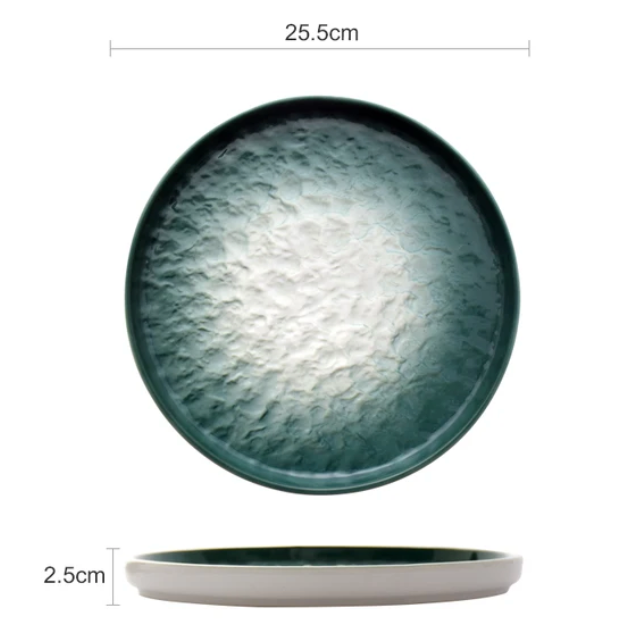 Emerald Gradient Plate