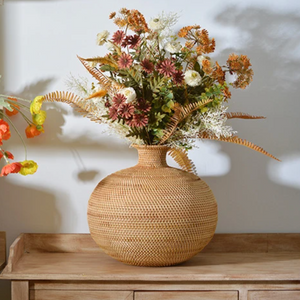 Rattan Vase