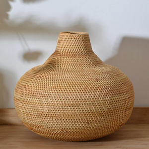 Rattan Vase