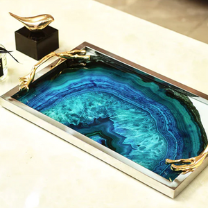 Blue Agate Tray