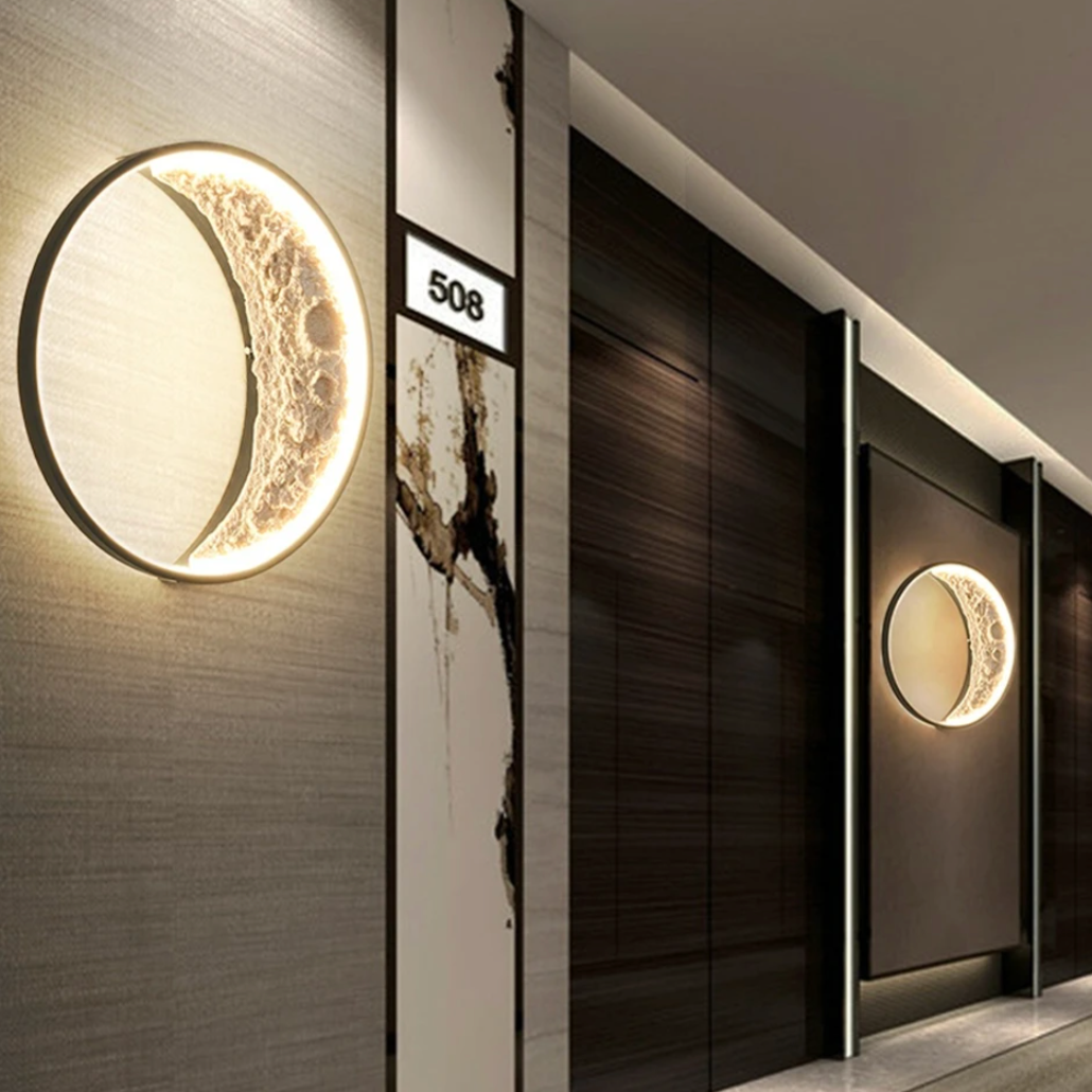 Crescent Moon Wall Light