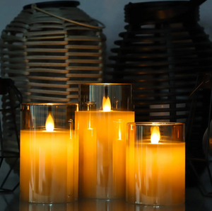 Flameless Candle 3-Piece Set