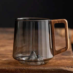 Mountain Peak Glass Mug