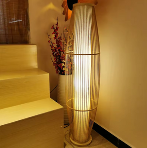 Bamboo Tower Floor Lamp