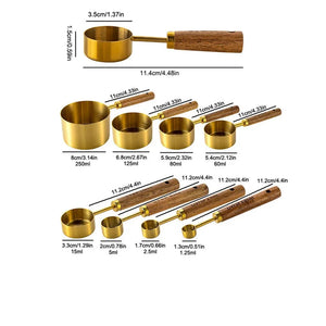Rustic Measuring 8-Piece Spoon Set