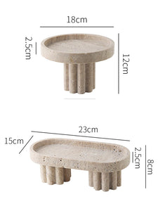 Travertine Decorative Stands