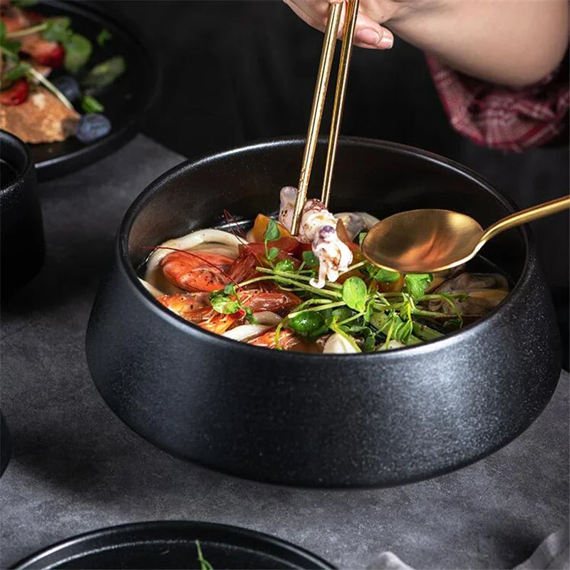 Minimalist 9-Piece Stoneware Set