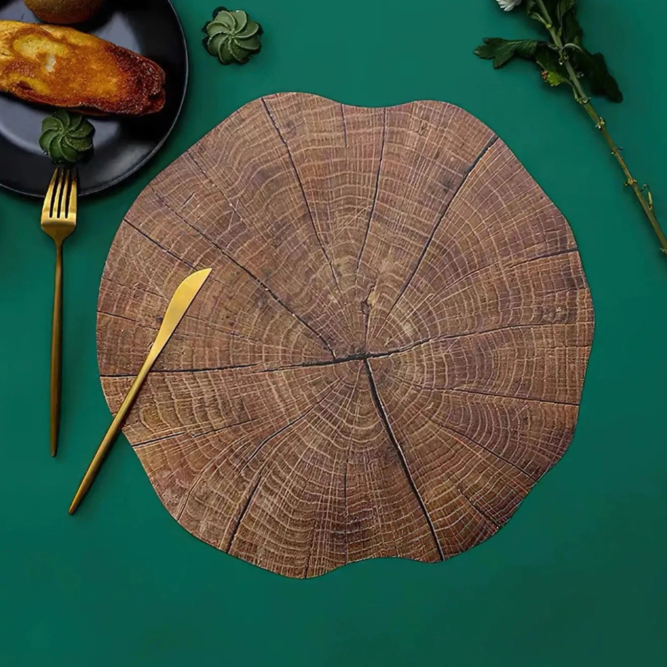 Tree Ring 4-Piece Dining Placemat