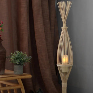 Woven LED Candlestick Lanterns