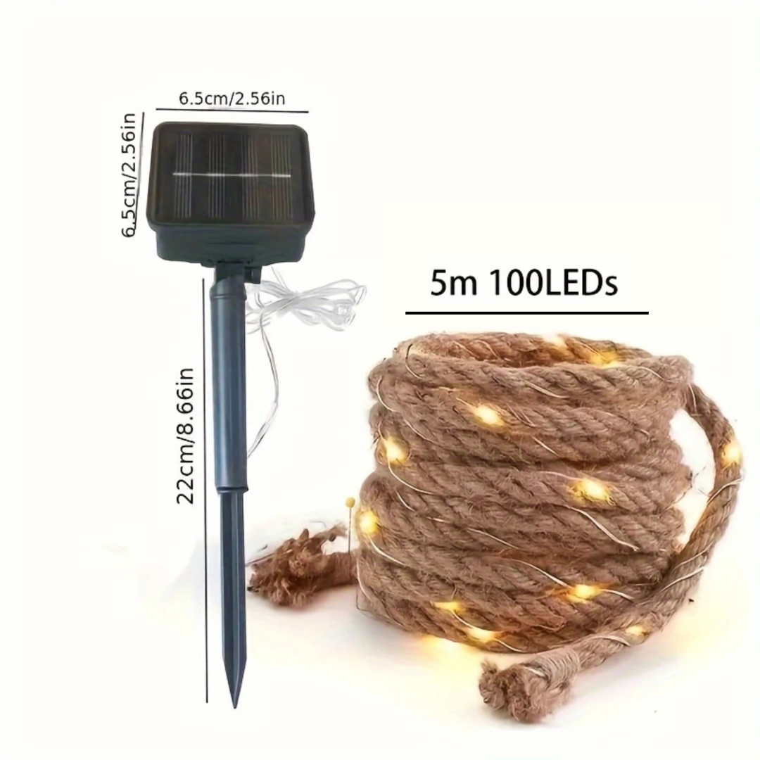 Solar Powered Rope Solar Hemp Rope – BRECK + FOX