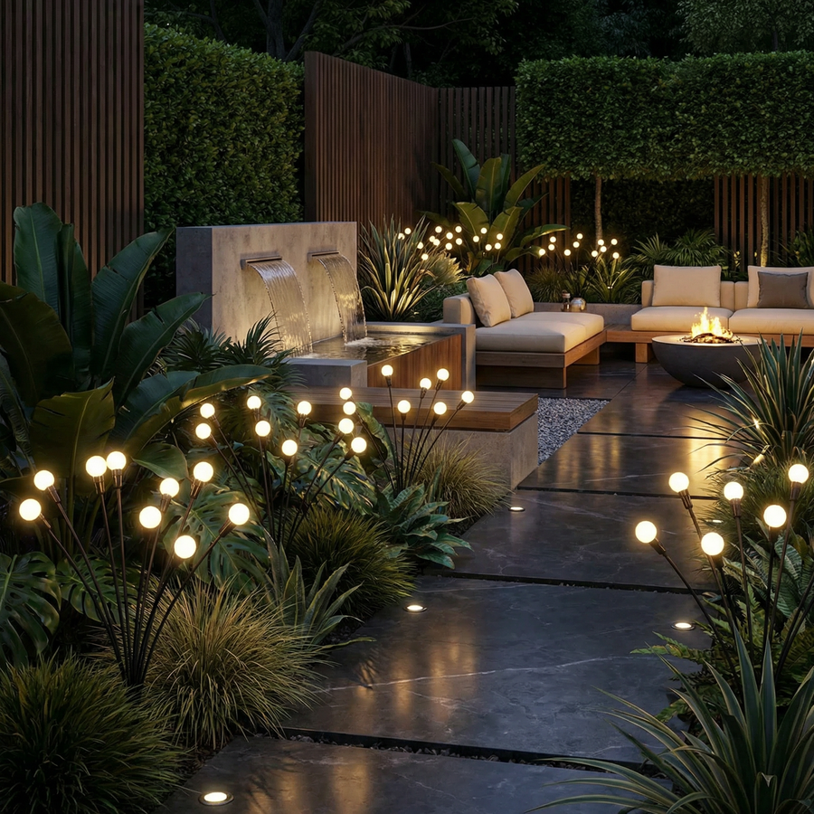 Solar Swaying Garden Lights